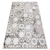 eoshop Preproga Strukturna SOLE D3882 Ornament - ploskovita vezava bež/siva ( - Velikost: 160x220 cm)