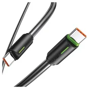 USAMS USAMS USB-C/USB-C KABEL 1M YU SERIJA 60W ZA TELEFONE ČRN, (21980387)