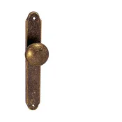 Krogla za vrata MP Alt Wien na etiketi (OBA - Antik bronze), KO žoge, Odprtina za cilindrični vložek PZ, MP OBA (starinski bron), 72 mm