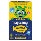 Marsijanci Omega-3 - 30 žvakacih tableta, Stada