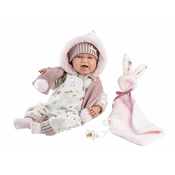 Llorens 74030 NEW BORN - realisticna beba lutka sa zvukovima i tijelom od mekane tkanine - 42