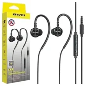 Awei AWEI STEREO SLUŠALKE L3 JACK 3,5MM ČRNA ETUI ZA TELEFONE, (21968849)
