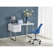 Halmar PC miza B-30 - bel sijaj/jeklo