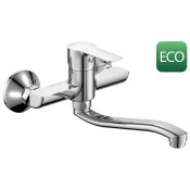 BARON ECO 6 l/min, stenska armatura, razmik 150 mm, krom - Krom - Bruckner - BARON - 24 - Medeninasti - Vzvod - Lepilo - Drugo - Krožni - 14