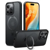 Premium ovitek Torras Ostand za iPhone 15 Pro Max - black