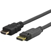 Vivolink PRODPHDMI3 Kabelski adapter 3 m DisplayPort HDMI Črna