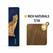 Wella Professionals Koleston Perfect Me+ Rich Naturals profesionalna trajna barva las 7/38 60 ml