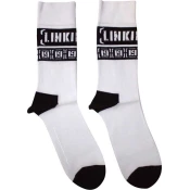 Linkin Park Nogavice LP Repeat White 40-45