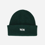 Wood Mande Ribbed Beanie 12230811-9969 MIDORI GREEN