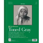 Strathmore Toned Sketch Paper Gray | Izberite dimenzije - 22.9 x 30.5 cm