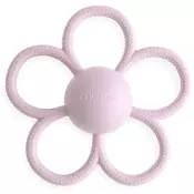 Mushie Rattle Teether Toy grizalo z ropotuljico Soft Lilac 1 kos