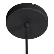 Steinhauer Visoka svetilka Flinter, lesni dekor, kovina, O 50 cm, E27 - Dnevna soba/jedilnica - Sodobni