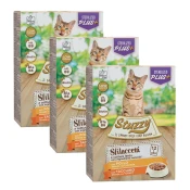 Stuzzy Cat Shreds MULTIPACK Sterilized trganje piletine i puretine 3 x (12 x 85 g)