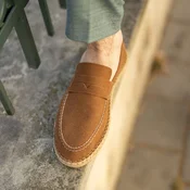 Muške braon mokasine Amber Walk