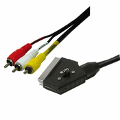 SCART RCA transformator Crno 2m CA1029