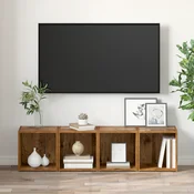 Set TV komoda Zidne 4 pcs Staro drvo 37 x 35 x 37,5 cm