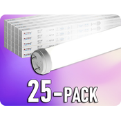 V-TAC LED cev T8, 18W, 1850lm, G13, steklo, 120cm/25-PACK! Farba svetla: Hladna bela