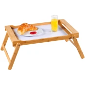 Foldable tray, bamboo wood, 54.5 x 33 cm - Kesper