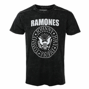 Metalik majica muško Ramones - Presidential Seal Snow Wash - ROCK OFF - RASWASH02MB