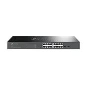 TP-Link SG2218 (TL-SG2218) JetStream™ 16-Port Gigabit Smart Switch with 2 Gigabit SFP Slots