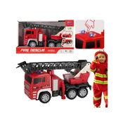 Mega Creative Gasilski avto, gasilsko vozilo, otroška gasilska brigada LED, ZVOKA 1:18 3+