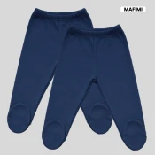 Mafimi Pamucne Pantalonice sa stopicom set od 2 - Teget