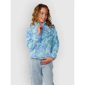 Rip Curl Pacific Dreams 1/4 Kids Fleece Half-Zip Swea ocean