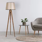 Aberto Design Podna lampa 15-3 Abajurlu, 160 cm, E27, Hrast