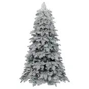 Northix 180 cm umetno božično drevo z LED lučkami, 260 LED diod, sneg, PE in PVC material