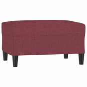 Tabure crvena boja vina 70 x 55 x 41 cm od tkanine