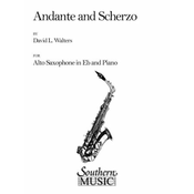 WALTERS:ANDANTE AND SCHERZO ALTO SAXOPHONE AND PIANO