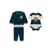 Guess Set jopica, body in spodji del trenirke P6YG09 K4071 Temno zelena Regular Fit