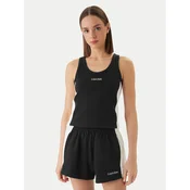 Calvin Klein Swimwear Top LV00Q61152 Črna Slim Fit