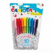 Set kemijskih olovaka Carioca - Fiorella Fluo, 10 boja