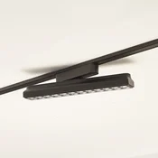 Lindby LED trak 48 V Lumaro, črn, 24 točk, z možnostjo zatemnitve - Dnevna soba/jedilnica - Sodobni - črna - Plastika