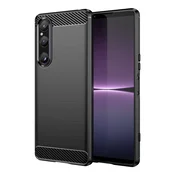Carbon ovitek za Sony Xperia 1 V – črna
