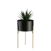 shumee Stoječe stojalo za rože 20 cm kovinsko LOFT