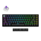 Keychron Keychron K6 HE Wireless Magnetni stikalo po meri tipkovnica/Črna/Gateron Nebula/K6H-J1, (5000120104)