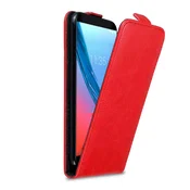 Cadorabo Cadorabo Ohišje, združljivo z ZTE Blade V9 v rdeče jabolko - Zaščitni ovitek v obliki flipa z magnetnim zapiranjem, (20564142)