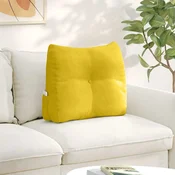 Jastuk za leda Žuta 60 x 24 x 50 cm Baršun