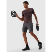 Mens quick-drying sports shorts 4F - anthracite