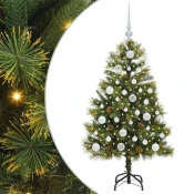 vidaXL vidaXL Umjetno zložljivo božićno drevo s stožci Zelena 120 cm, (5000065984)