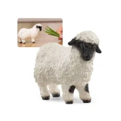 Schleich SLH13965 Schleich Farm World - Črnaoglačena Valižanska ovca, otroška figurica za starost 3+