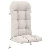 Vidaxl Blazina za stol Adirondack PUTTEN 100% poliester Bela