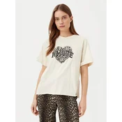 ONLY Majica Lucy 15339887 Bež Loose Fit