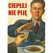 PRL PLAKAT Ne pijem vroče vode A4 21x30 cm