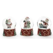 Viter novogodišnja vodena kugla santa star 8 cm ( 50328 )