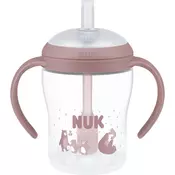 NUK Perfect Match Bear steklenička s slamico 8m+ 150 ml