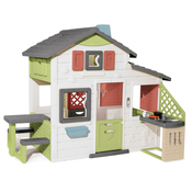 Smoby Hiška Life Friends House s kuhinjo razširljiv