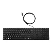 HP Wired Desktop 320K Keyboard tipkovnica Pisarna USB Črna